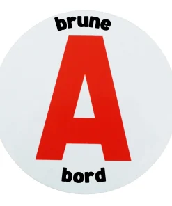 Disque A "Brune à Bord" – Autocollant Magnétique